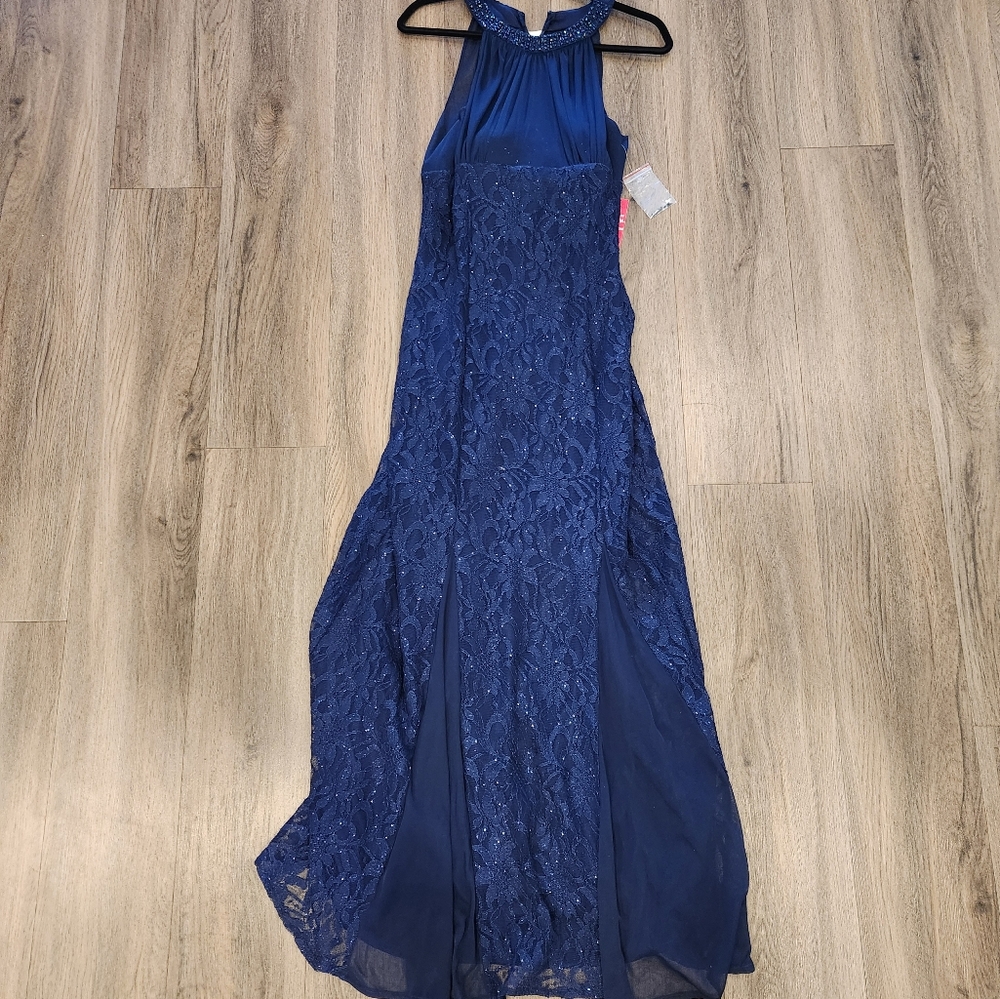 Blue long formal dress Size 12P